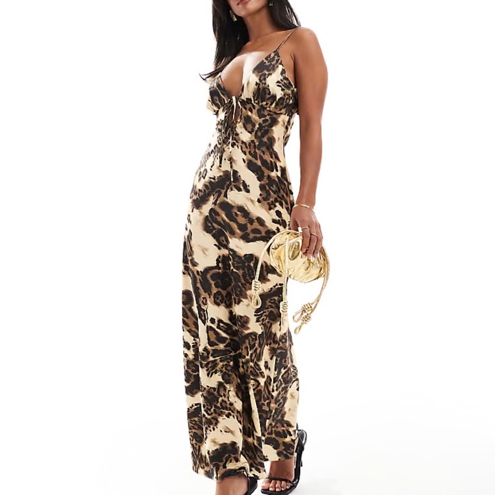 ASOS Miss Selfridge Petite Satin Dress NEVER WORN